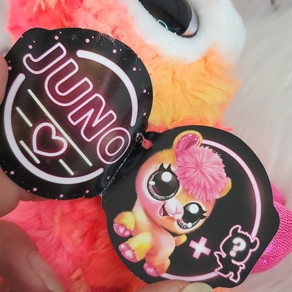 🆕️NWT Zuru Coco Surprise Neon Juno Orange Llama Plush Stuffed Animal Toy - Picture 12 of 15